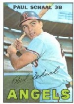 1967 Topps Baseball Cards      058B     Paul Schaal Normal Bat